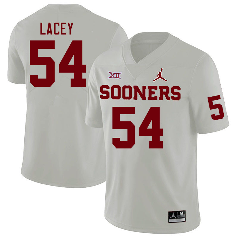 Oklahoma Sooners #54 Jacob Lacey College Football Jerseys Stitched-White